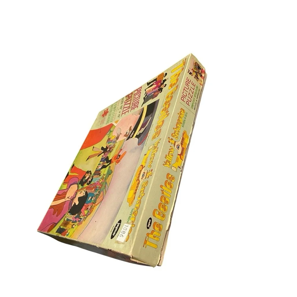 Vintage Jaymar Beatles Yellow Submarine Picture Puzzle 650+ Pieces Used